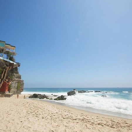 Вилла Ocean Front Beach House! Private Stairs To Sand! Лагуна Бич Экстерьер фото